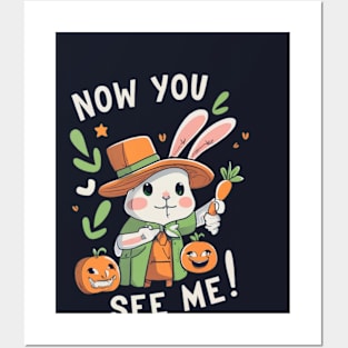 cute rabbit Posters and Art